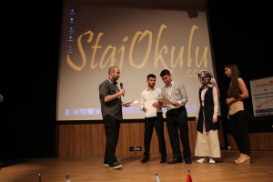 Giving out certificates to the students, who have attended and qualified for "StajOkulu" certificates. I have also delivered a course about data science and data ware houses. 