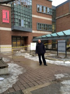 University of Toronto, #1 MBA Program, in fromt of Joseph L. Rotman School of Management, during IC4E conference, Toronto, Canada