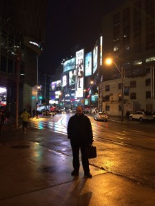 After ICMLC 2014 in front of Bond Place Hotel, Toronto, Canada