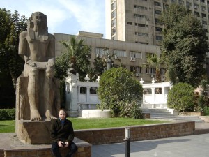 Sadi Evren SEKER at Cairo, national museum